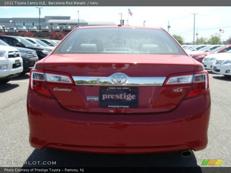 Barcelona Red Metallic / Ivory 2012 Toyota Camry XLE