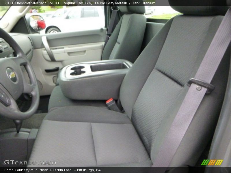 Taupe Gray Metallic / Dark Titanium 2011 Chevrolet Silverado 1500 LS Regular Cab 4x4