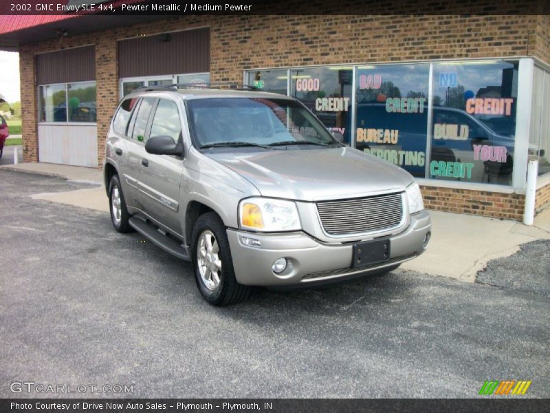 Pewter Metallic / Medium Pewter 2002 GMC Envoy SLE 4x4