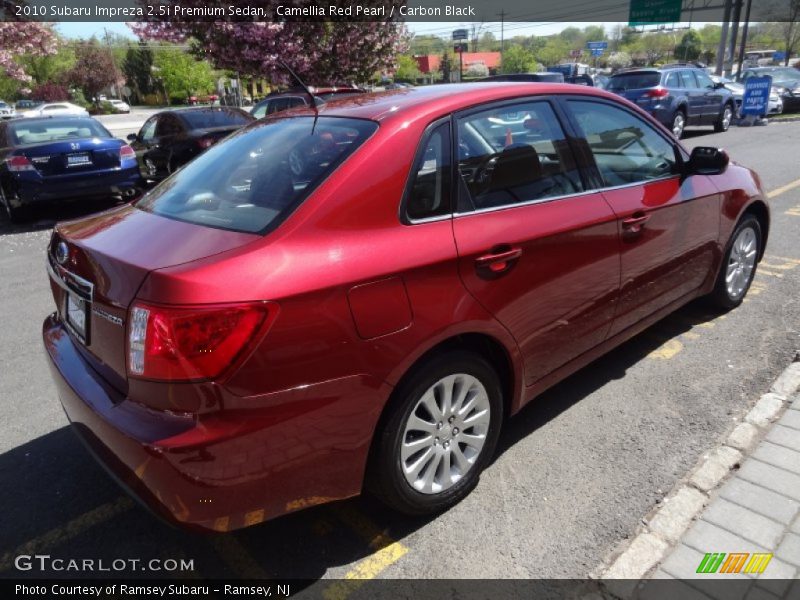 Camellia Red Pearl / Carbon Black 2010 Subaru Impreza 2.5i Premium Sedan