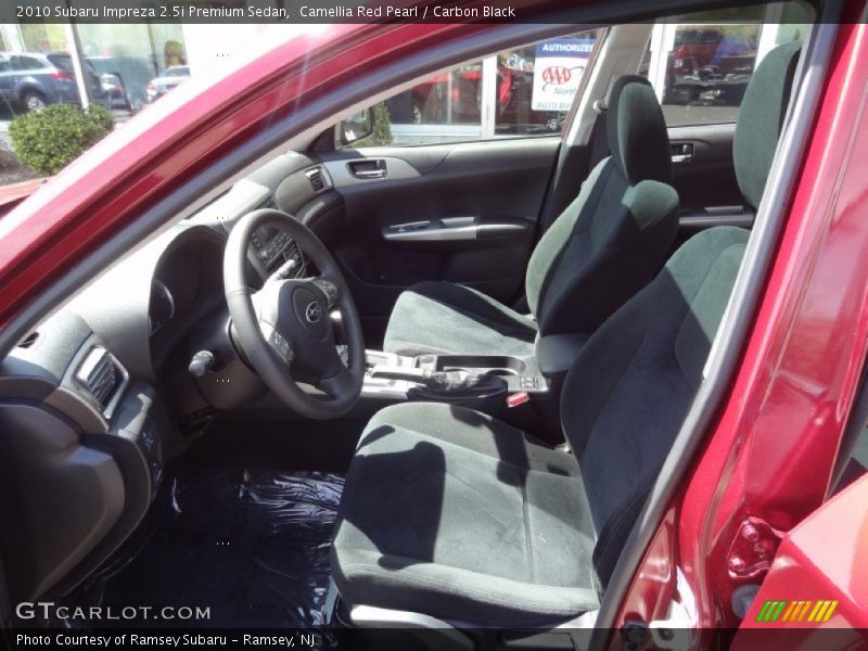 Camellia Red Pearl / Carbon Black 2010 Subaru Impreza 2.5i Premium Sedan