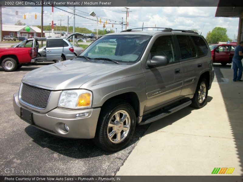 Pewter Metallic / Medium Pewter 2002 GMC Envoy SLE 4x4