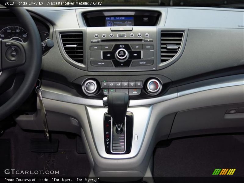 Alabaster Silver Metallic / Gray 2013 Honda CR-V EX