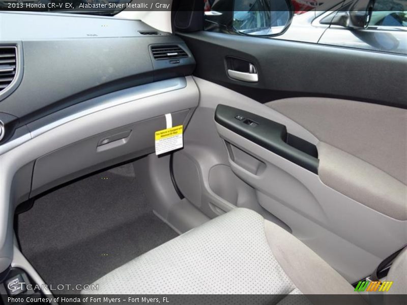 Alabaster Silver Metallic / Gray 2013 Honda CR-V EX