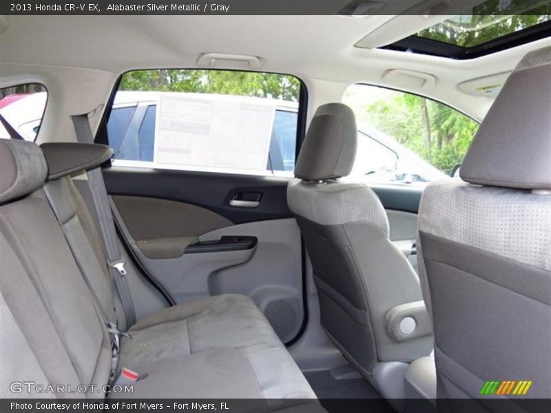 Alabaster Silver Metallic / Gray 2013 Honda CR-V EX