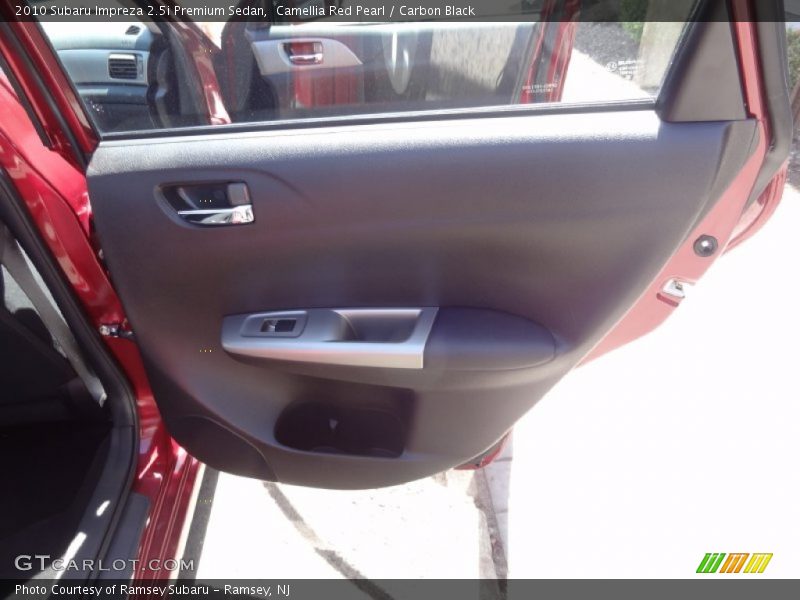 Camellia Red Pearl / Carbon Black 2010 Subaru Impreza 2.5i Premium Sedan