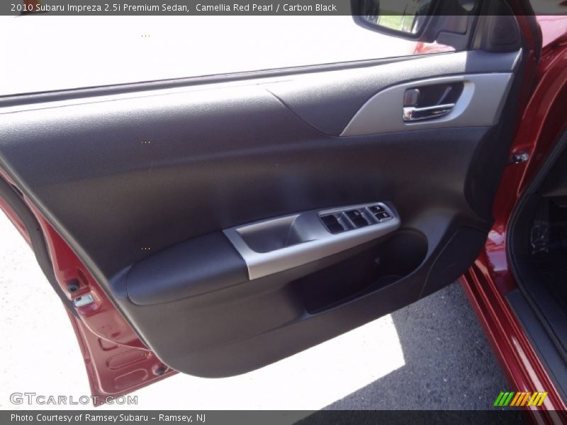 Camellia Red Pearl / Carbon Black 2010 Subaru Impreza 2.5i Premium Sedan