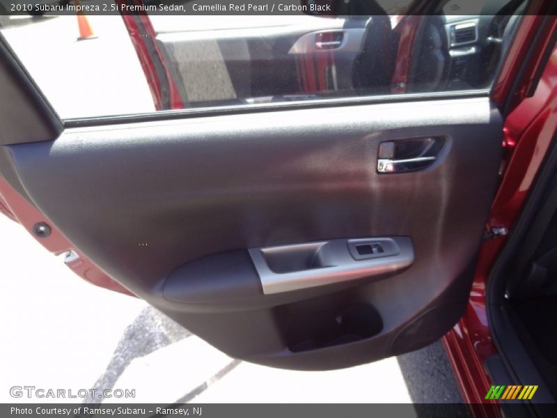 Camellia Red Pearl / Carbon Black 2010 Subaru Impreza 2.5i Premium Sedan