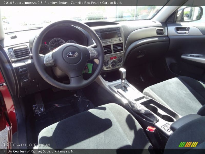 Camellia Red Pearl / Carbon Black 2010 Subaru Impreza 2.5i Premium Sedan