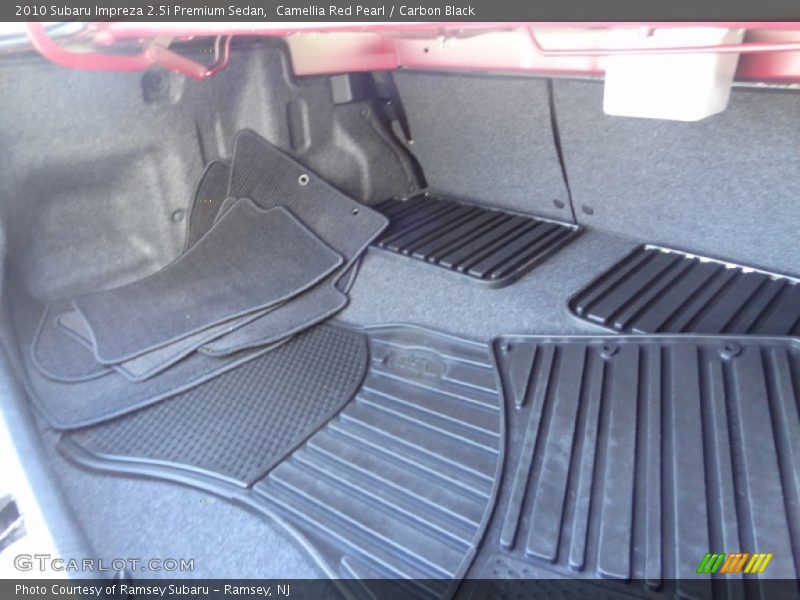 Camellia Red Pearl / Carbon Black 2010 Subaru Impreza 2.5i Premium Sedan