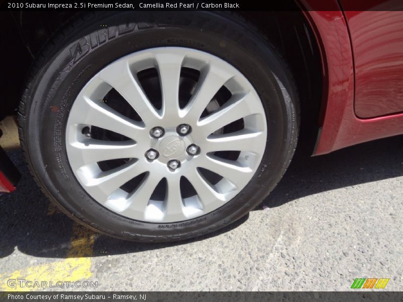 Camellia Red Pearl / Carbon Black 2010 Subaru Impreza 2.5i Premium Sedan