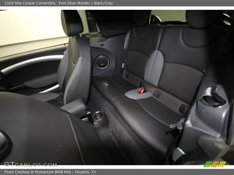 Pure Silver Metallic / Black/Grey 2009 Mini Cooper Convertible