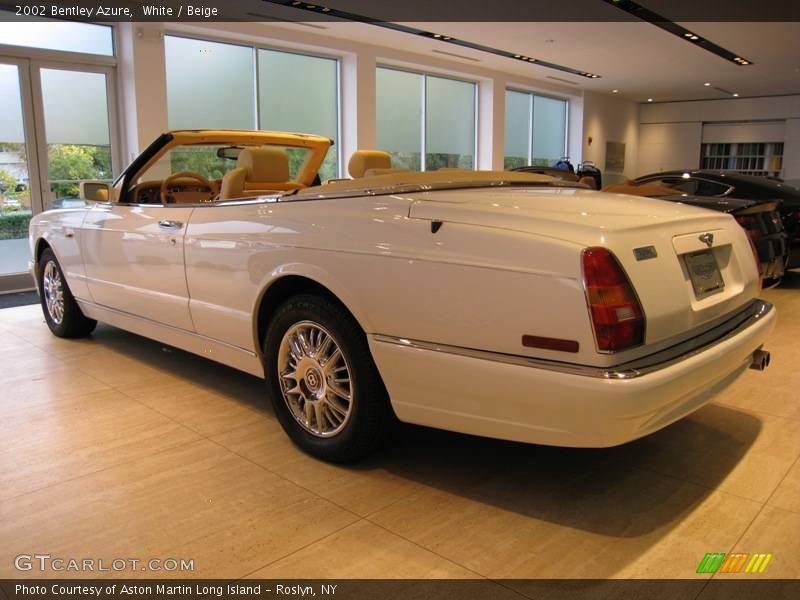 White / Beige 2002 Bentley Azure