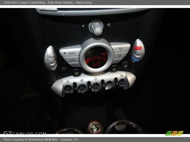 Pure Silver Metallic / Black/Grey 2009 Mini Cooper Convertible