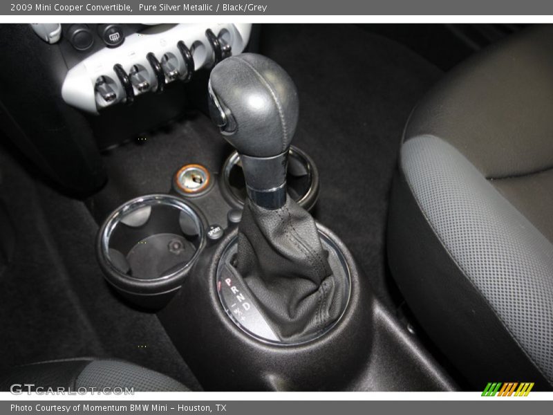 Pure Silver Metallic / Black/Grey 2009 Mini Cooper Convertible