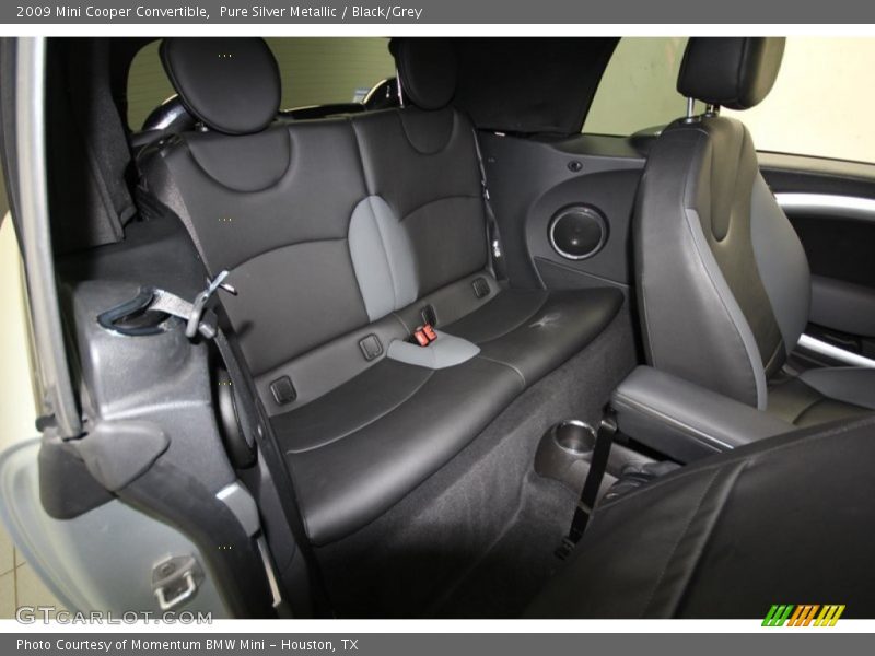 Pure Silver Metallic / Black/Grey 2009 Mini Cooper Convertible