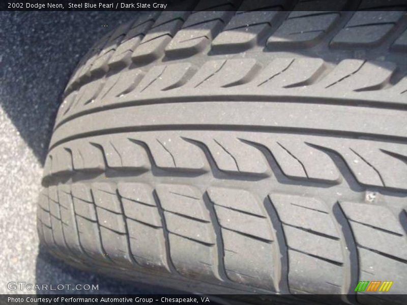 Steel Blue Pearl / Dark Slate Gray 2002 Dodge Neon