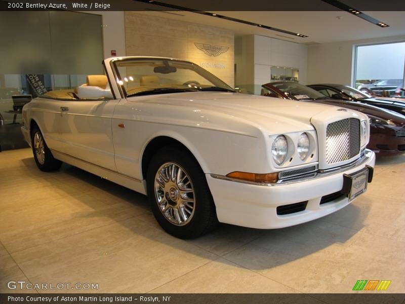 White / Beige 2002 Bentley Azure