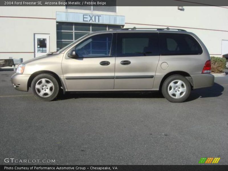 Arizona Beige Metallic / Pebble Beige 2004 Ford Freestar SE
