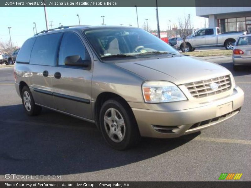 Arizona Beige Metallic / Pebble Beige 2004 Ford Freestar SE