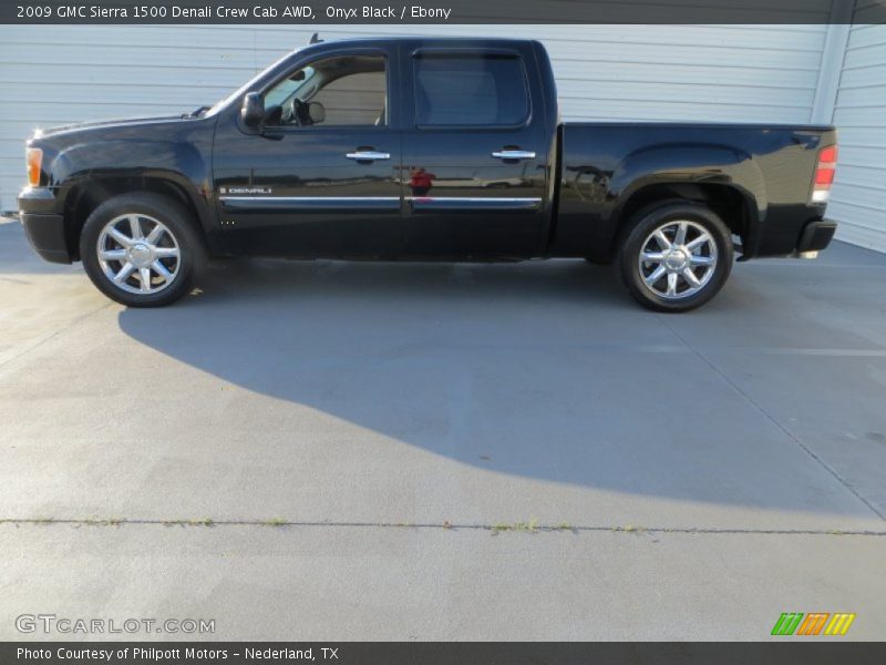 Onyx Black / Ebony 2009 GMC Sierra 1500 Denali Crew Cab AWD