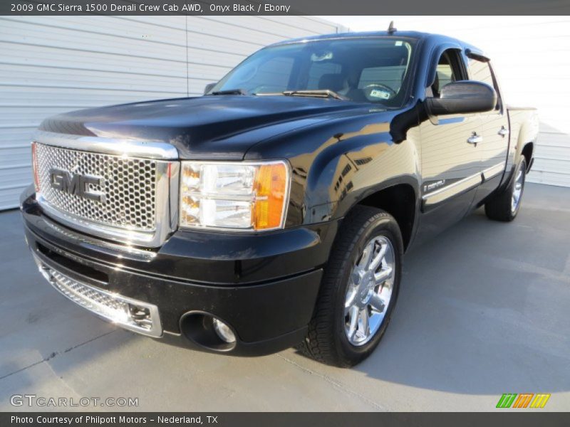 Onyx Black / Ebony 2009 GMC Sierra 1500 Denali Crew Cab AWD