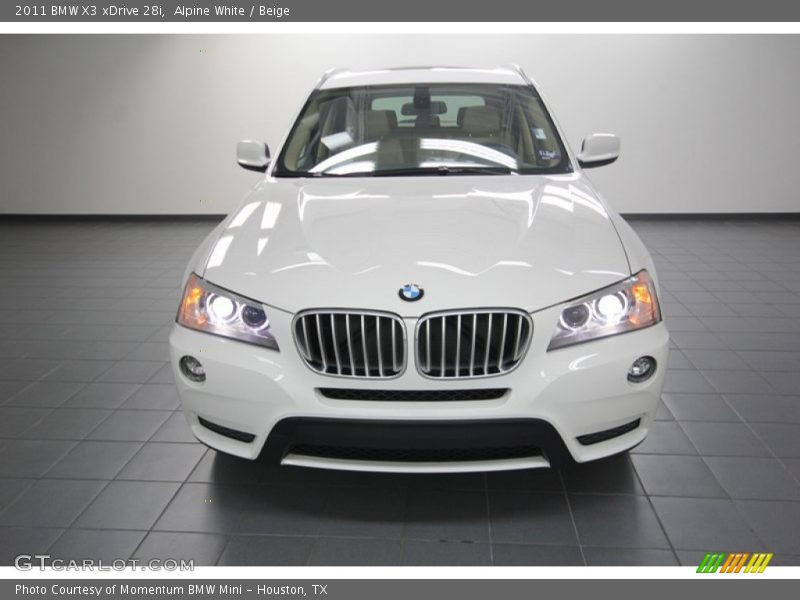 Alpine White / Beige 2011 BMW X3 xDrive 28i
