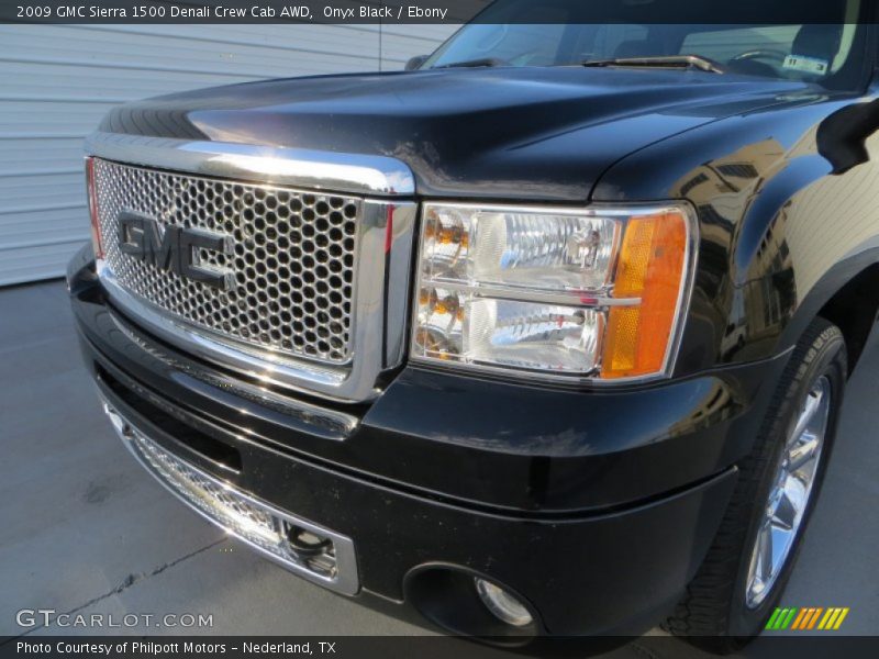 Onyx Black / Ebony 2009 GMC Sierra 1500 Denali Crew Cab AWD