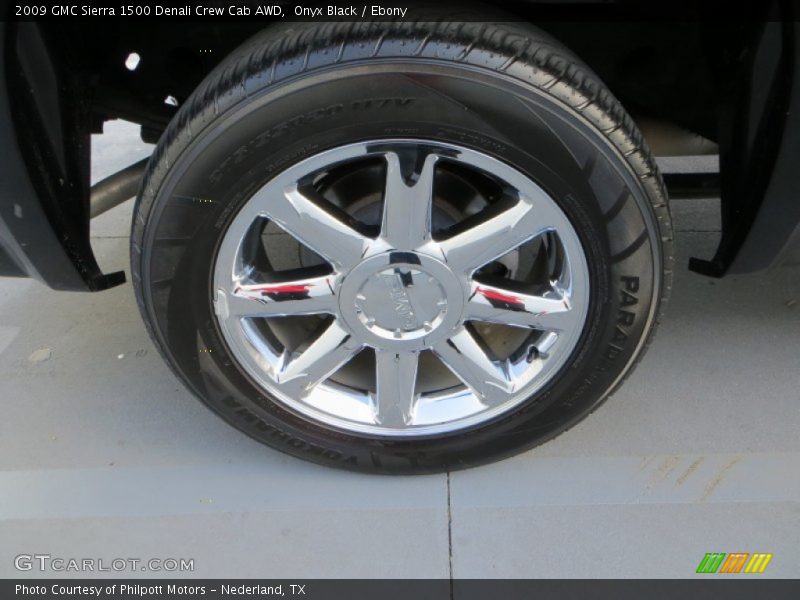 Onyx Black / Ebony 2009 GMC Sierra 1500 Denali Crew Cab AWD