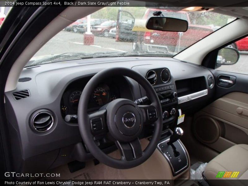 Black / Dark Slate Gray/Light Pebble 2014 Jeep Compass Sport 4x4