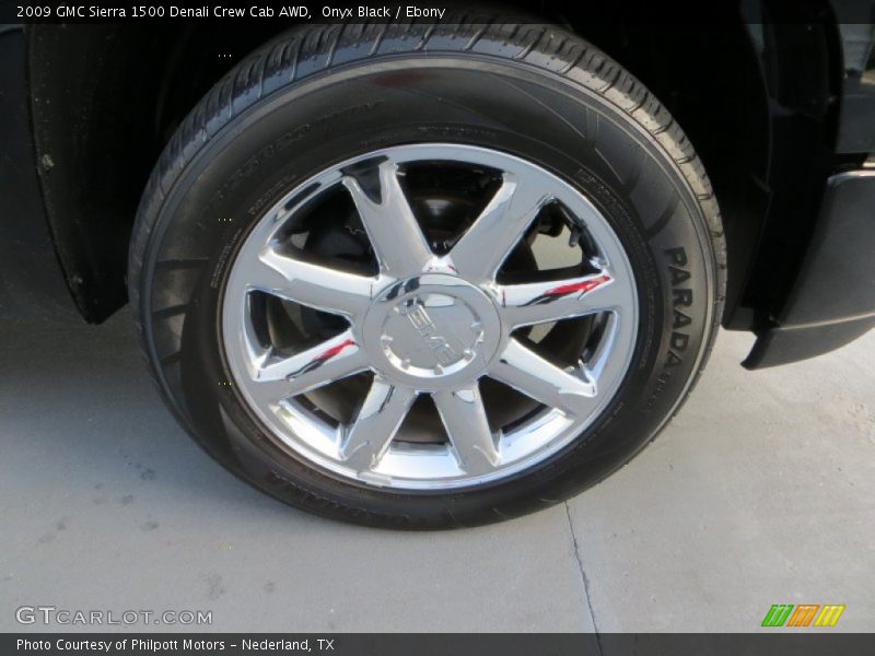 Onyx Black / Ebony 2009 GMC Sierra 1500 Denali Crew Cab AWD