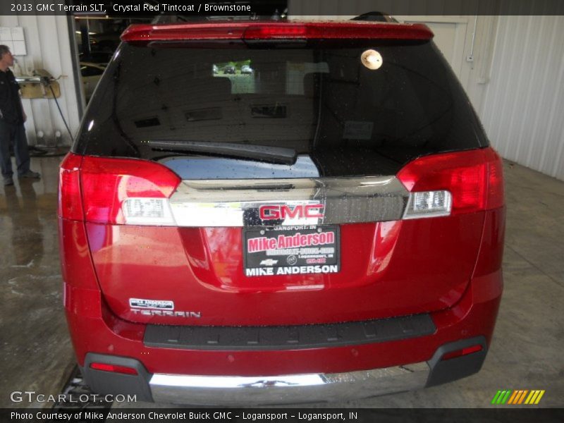 Crystal Red Tintcoat / Brownstone 2013 GMC Terrain SLT