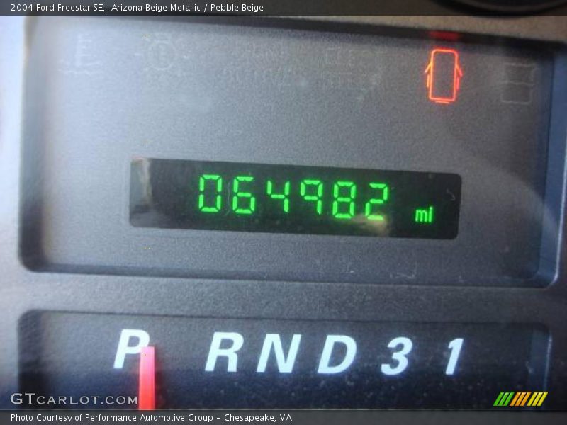 Arizona Beige Metallic / Pebble Beige 2004 Ford Freestar SE