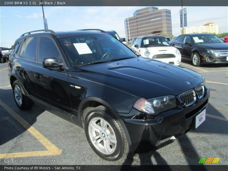 Jet Black / Black 2006 BMW X3 3.0i