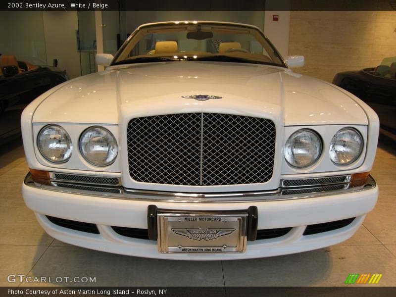 White / Beige 2002 Bentley Azure