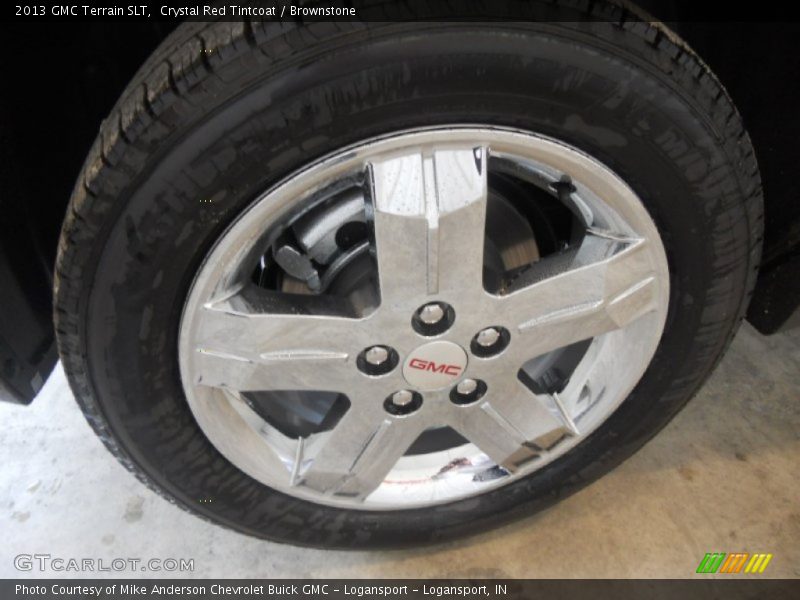 Crystal Red Tintcoat / Brownstone 2013 GMC Terrain SLT