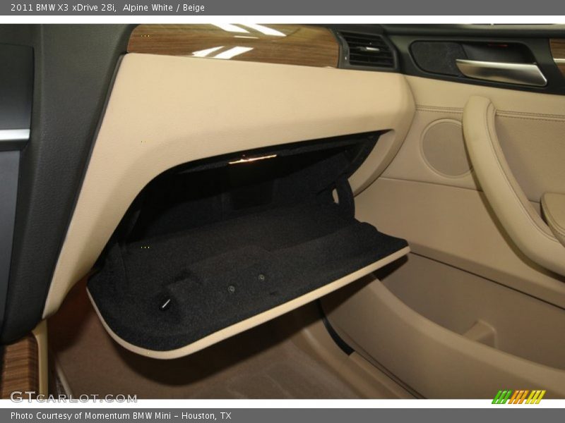 Alpine White / Beige 2011 BMW X3 xDrive 28i
