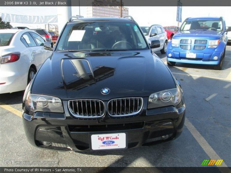 Jet Black / Black 2006 BMW X3 3.0i