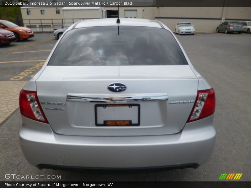 Spark Silver Metallic / Carbon Black 2010 Subaru Impreza 2.5i Sedan