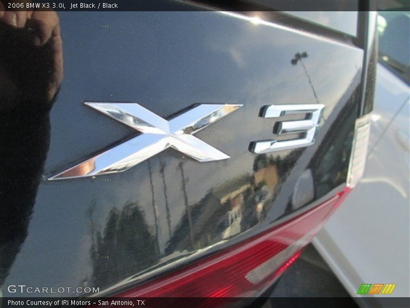 Jet Black / Black 2006 BMW X3 3.0i