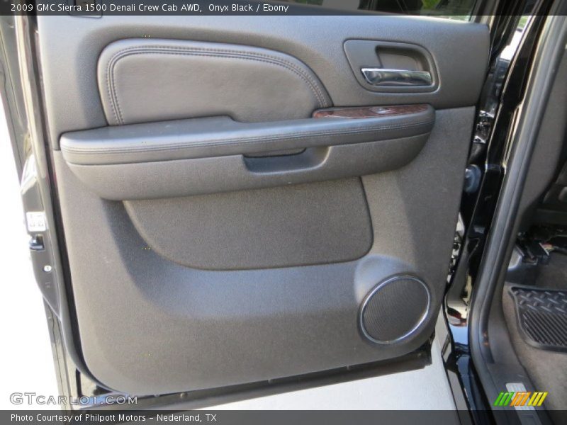 Onyx Black / Ebony 2009 GMC Sierra 1500 Denali Crew Cab AWD