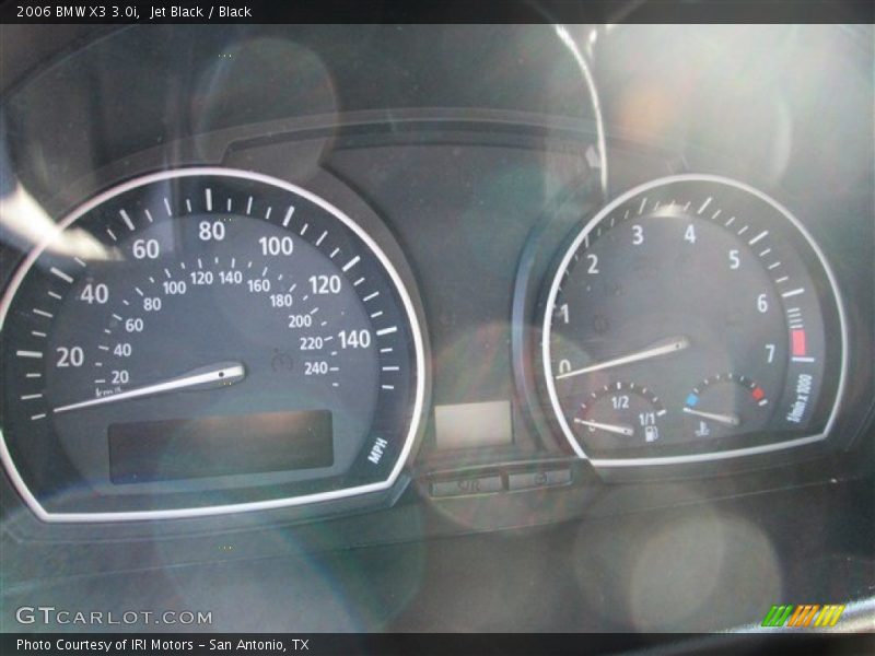Jet Black / Black 2006 BMW X3 3.0i