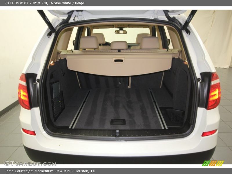 Alpine White / Beige 2011 BMW X3 xDrive 28i