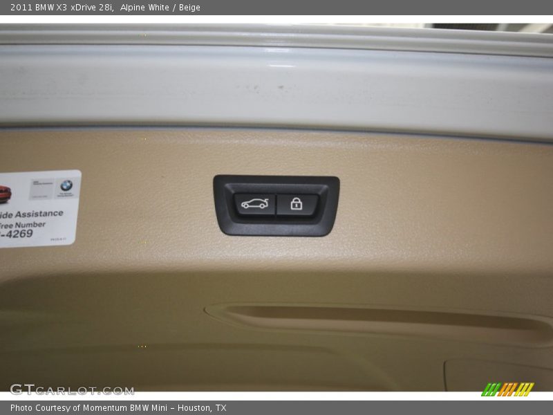 Alpine White / Beige 2011 BMW X3 xDrive 28i