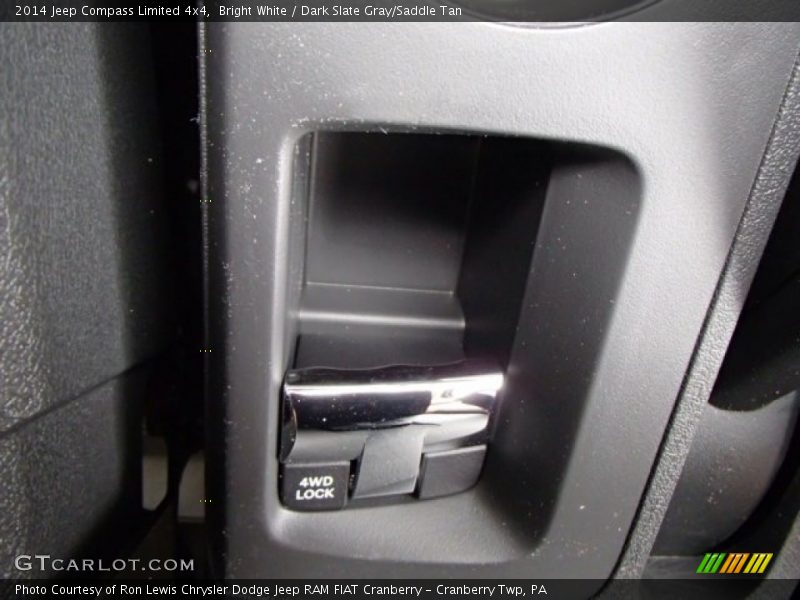 Bright White / Dark Slate Gray/Saddle Tan 2014 Jeep Compass Limited 4x4