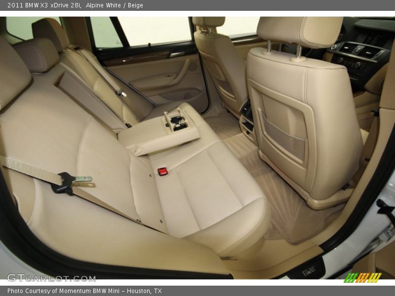 Alpine White / Beige 2011 BMW X3 xDrive 28i