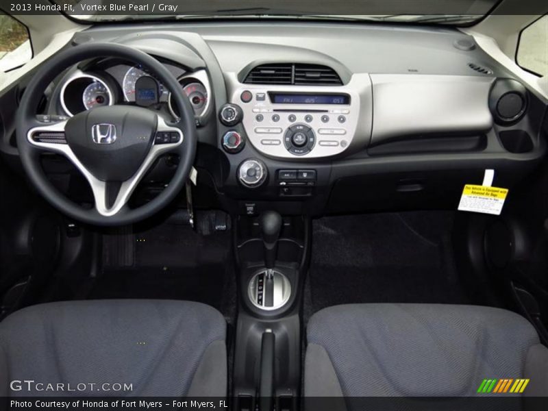 Vortex Blue Pearl / Gray 2013 Honda Fit