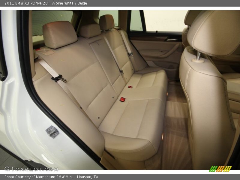 Alpine White / Beige 2011 BMW X3 xDrive 28i