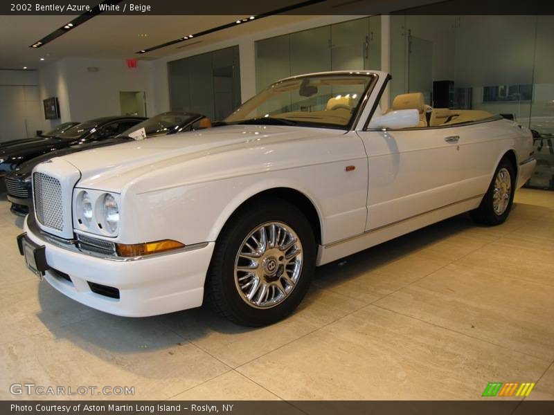 White / Beige 2002 Bentley Azure