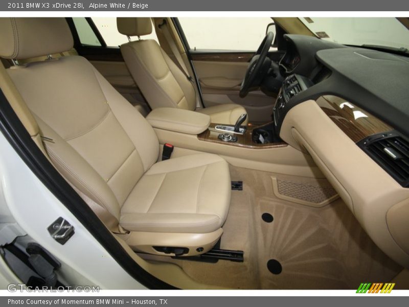 Alpine White / Beige 2011 BMW X3 xDrive 28i